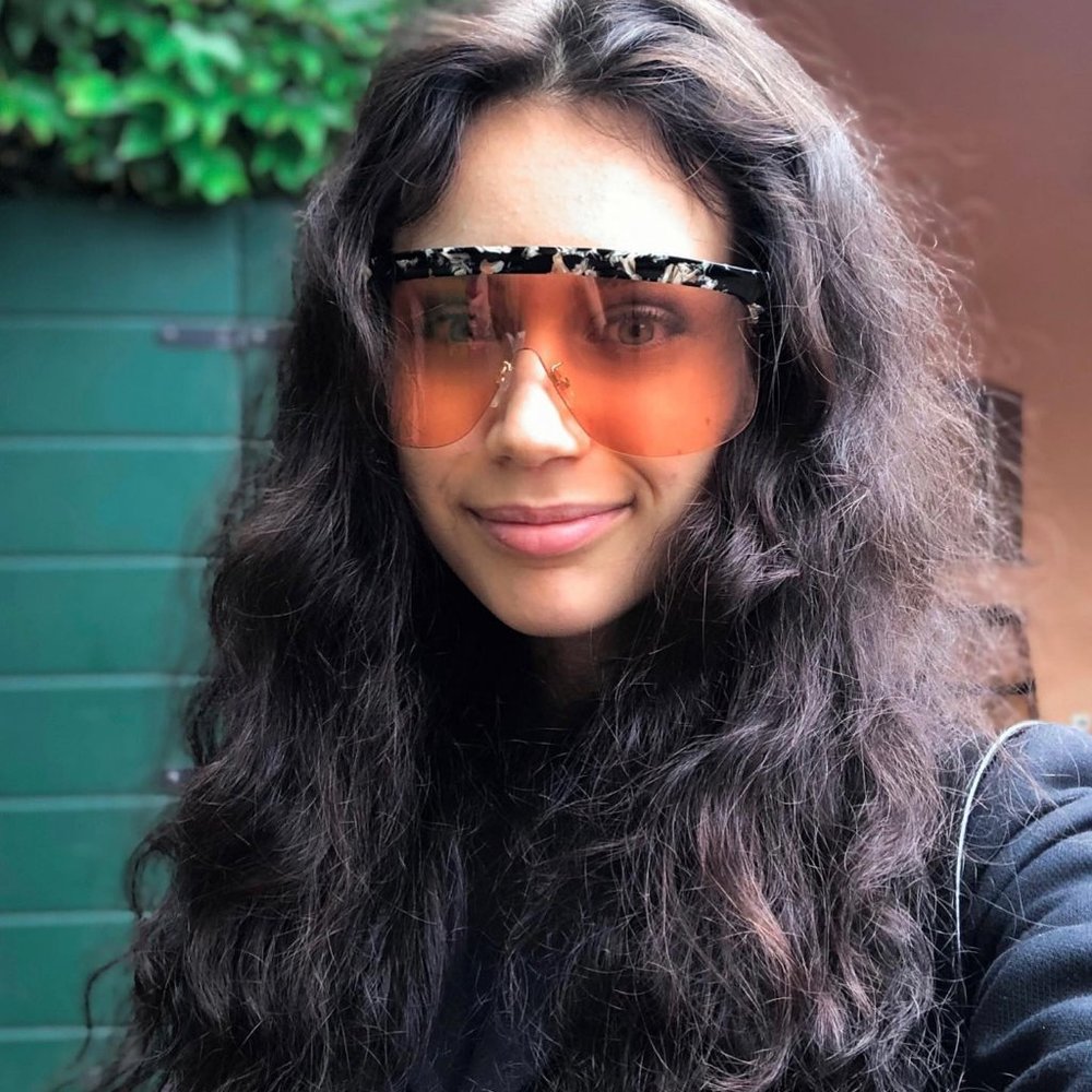 Loewe Sunglasses with Orange Lenses and Black Frame - Picture 5 of 12